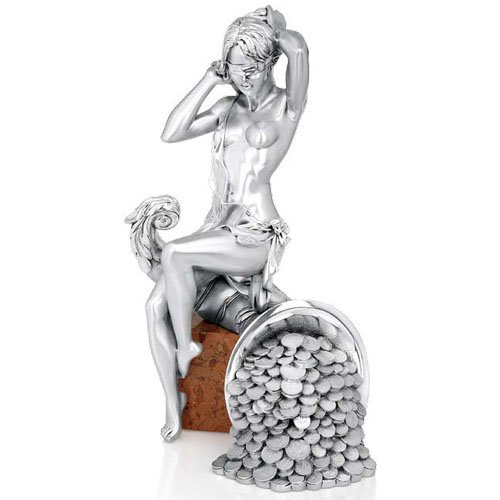 Статуэтка Фортуна Серебристая на подставке Linea Argenti STO526R