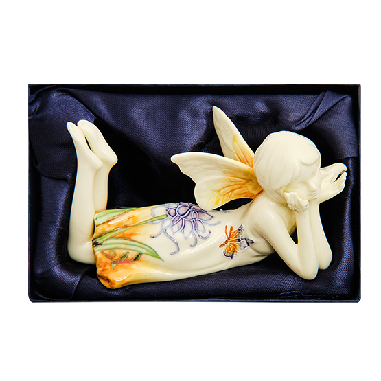 Фигурка из фарфора Задумчивая Девушка-эльф Pavone JP-07/15, упаковочный вид