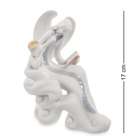 Статуэтка Ангел-хранитель читает книгу ребенку