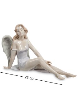Статуэтка из фарфора Девушка Ангел с крыльями