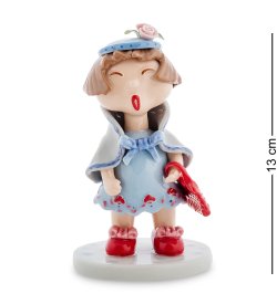 Статуэтка из керамики Юная Леди с сумочкой