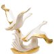 Статуэтка Золотые летающие гуси Ahura 0474/AOLY, фотография с обратной стороны