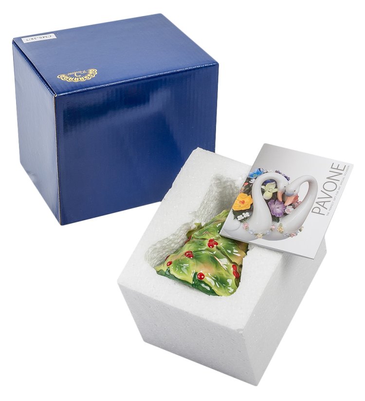 Колокольчик из керамики Рождественская елка CMS-38/ 7, упаковочный вид