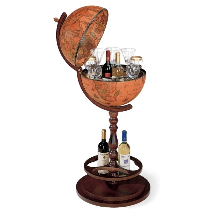 Глобус-бар на 1-й ножке