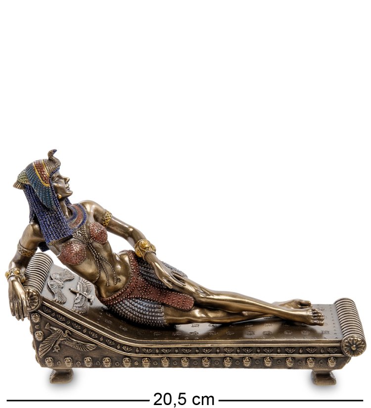 Статуэтка Клеопатра на ложе Veronese WS-445, вид профиль