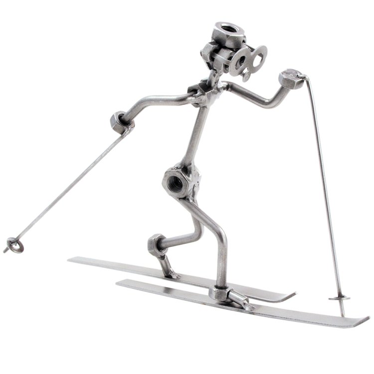 Фигурка из металла Лыжник 092 Hinz & Kunst