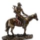 Статуэтка Индеец на коне с ружьем Veronese WS-440, оборотная сторона