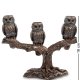 Подсвечник Три совы Veronese WS-781