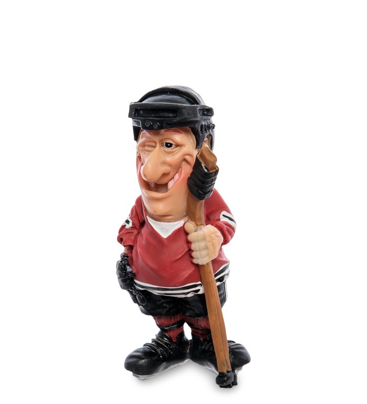 Статуэтка Хоккеист The Comical World of Stratford RV-628, портретный вид