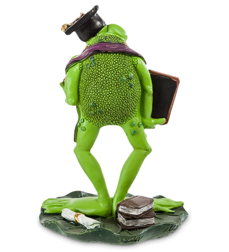 Фигурка лягушка Выпускник The Comical World of Stratford RV-300, оборотная сторона