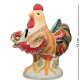 Статуэтка из керамики Петух с подарочным букетом Pavone CMS-59/ 2