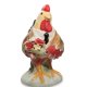 Статуэтка из керамики Петух с подарочным букетом Pavone CMS-59/ 2, вид профиль