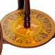 Глобус-бар напольный с золотым декором, сфера 45 Jufeng MG45001RN15, фотография нижней части