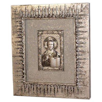 Декоративное панно Иисус в рамке золотого цвета Linea Argenti QS252