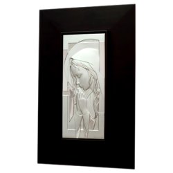 Декоративное панно с посеребрением Мадонна