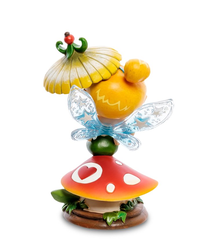 Статуэтка Фея Динь-Динь на грибочке The World of Miss Mindy, оборотная сторона