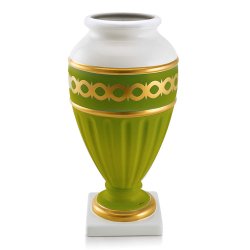 Зеленая ваза для цветов Арена