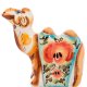 Статуэтка Верблюд Цветная гжель ГЛ-587, фотография сбоку