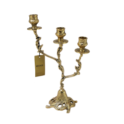 Канделябр на 3 свечи Эскада, золотой
