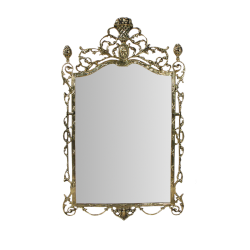 Зеркало Ешпига в золотой раме из бронзы