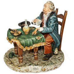 Статуэтка из фарфора Неудача скрипача