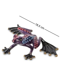 Фигурка из фарфора Ночная Неоновая Лягушка