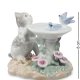 Статуэтка из керамики Котик с птичками Веселый фонтанчик Pavone CMS-15/68
