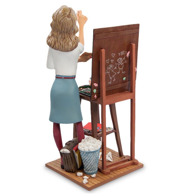 Статуэтка Учительница Математики - The Teacher Forchino FO-85531, оборотная сторона