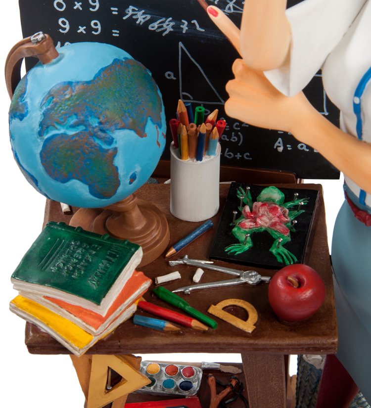 Статуэтка Учительница Математики - The Teacher Forchino FO-85531, увеличенный вид рабочего стола
