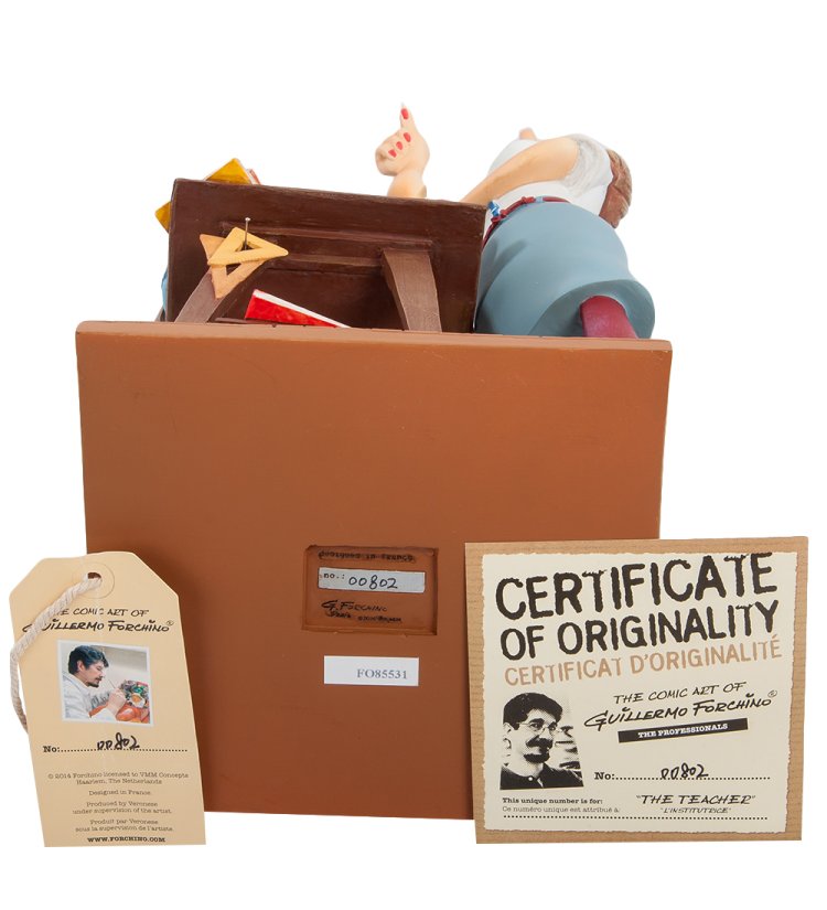 Статуэтка Учительница Математики - The Teacher Forchino FO-85531, сертификаты