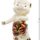 Фигурка из фарфора Танцующий поросенок с цветком Pavone JP-111/18