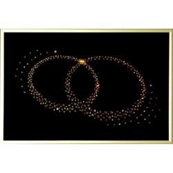 Картина Кольца c кристаллами Swarovski