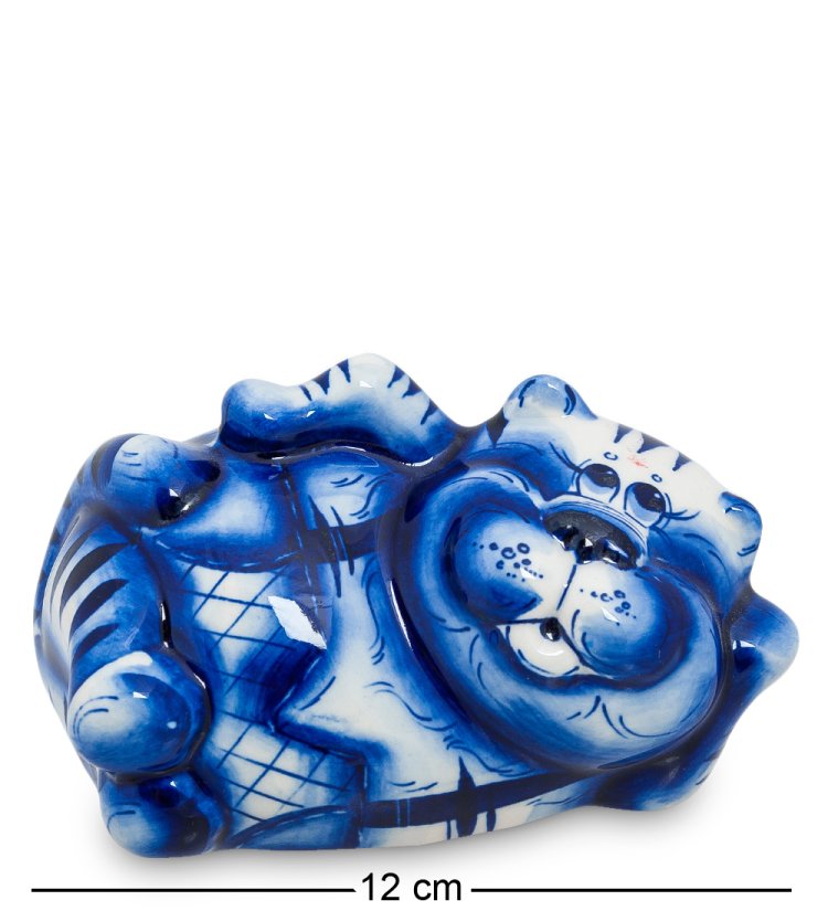 Фигурка Кот-Таити Голубая гжель ГЛ-199 