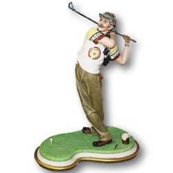 Статуэтка из фарфора Игрок в гольф