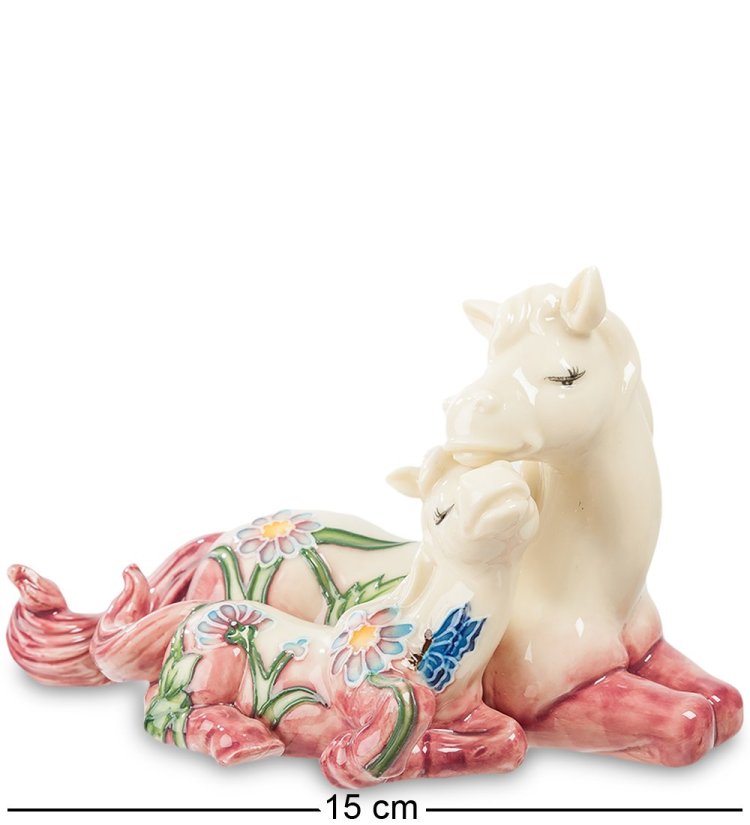 Статуэтка из фарфора Лошадка - Самая лучшая мама Pavone JP-61/53