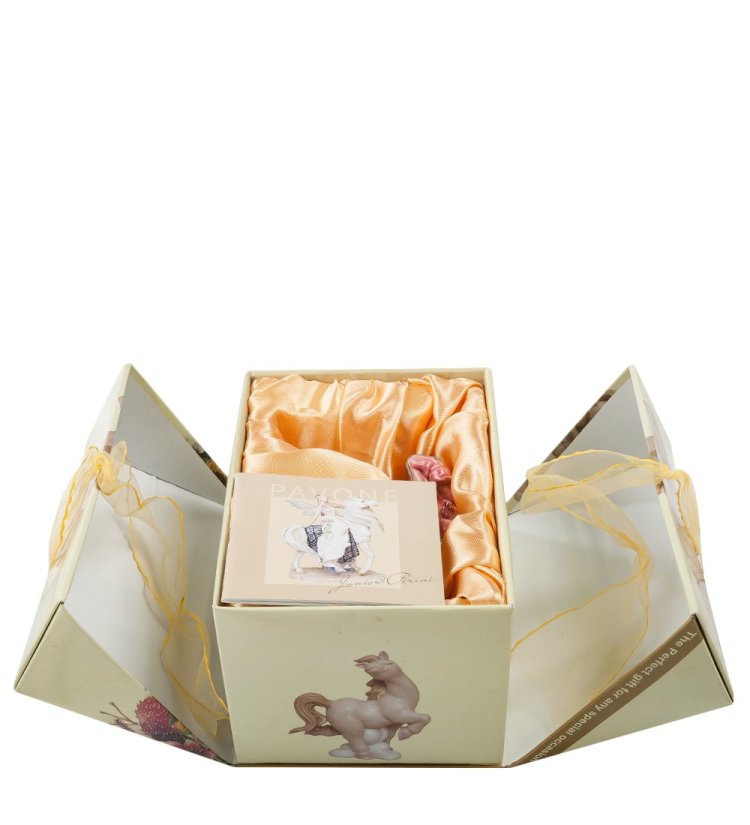 Статуэтка из фарфора Лошадка - Самая лучшая мама Pavone JP-61/53, упаковочный вид