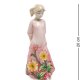 Статуэтка из фарфора Девочка в розовом платье Pavone JP-147/ 17