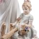 Статуэтка из фарфора Ангел с девочкой на мостике Pavone JP-10/ 15, фотография девочки