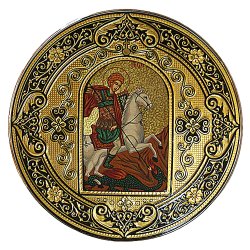 Тарелка - икона Георгий Победоносец