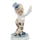 Статуэтка из фарфора Маленький клоун с трубой Pavone JP-19/8, фотография со спины
