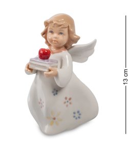 Статуэтка из фарфора Ангелочек с Яблоком
