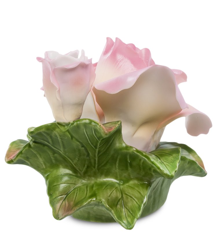 Аромасветильник из фарфора Роза Pavone CMS-16/ 7, фотография сбоку