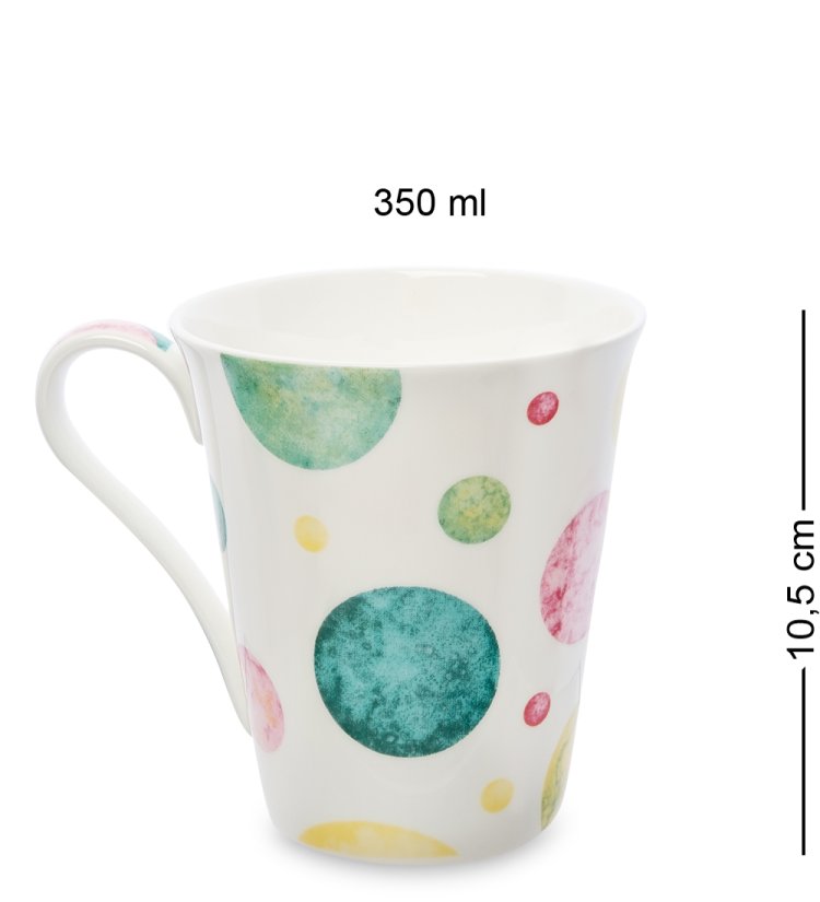 Кружка из фарфора Собачья Преданность Pavone JK-277, оборотная сторона