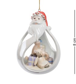 Подвесная фигурка из керамики С Новым Годом