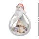 Подвесная фигурка из керамики С Новым Годом Pavone CMS-39/ 1