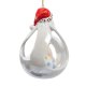 Подвесная фигурка из керамики С Новым Годом Pavone CMS-39/ 1, фотография сбоку