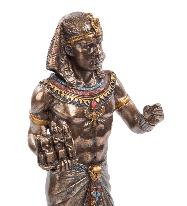 Статуэтка Фараон Veronese WS-466, портретный вид