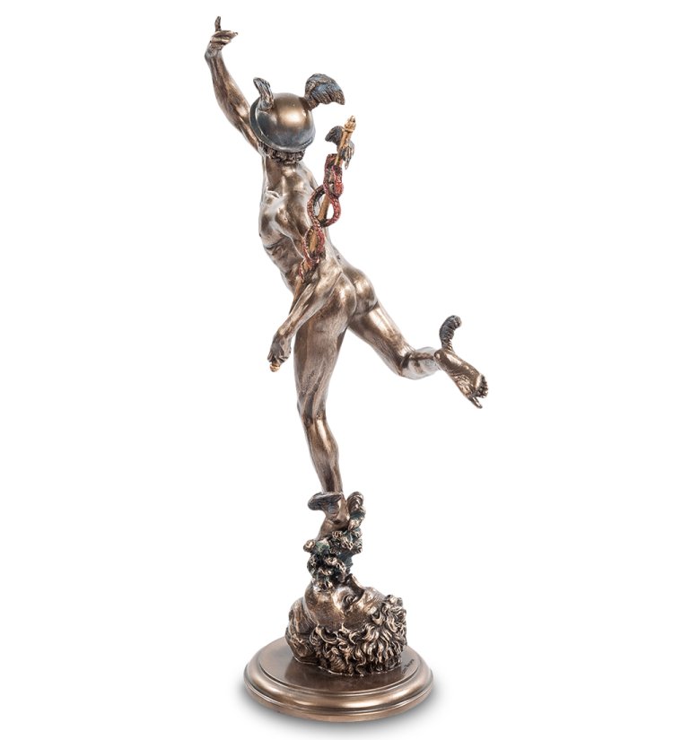 Статуэтка Гермес-Бог торговли Veronese WS-495/ 1, оборотная сторона