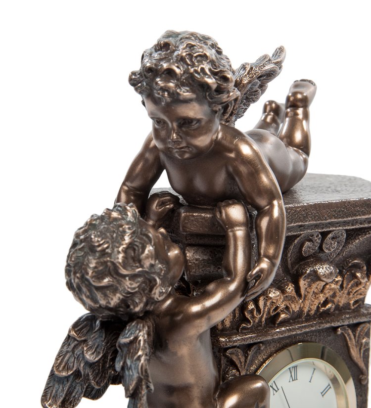 Часы Два ангелочка Veronese WS-630, увеличенный вид ангелочков