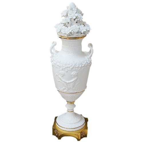 Кубок-лампа из фарфора